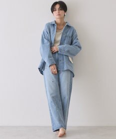 AMERICAN HOLIC ペイントデニムカバーオールジャケット