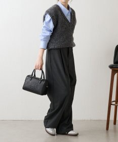 russet 《composition》レザー2WAYミニボストンバッグ(CE-1684)