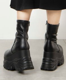 WEGO 厚底ボリュームスニーカーソールショートブーツ