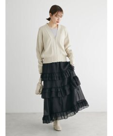 Green Parks ・ＥＬＥＮＣＡＲＥ　ＤＵＥ　シアーフリルティアードスカート