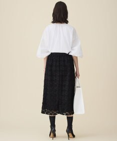 自由区 L ボリュームスリーブ ブラウス