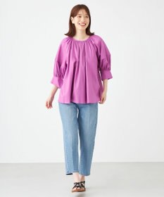 SHARE PARK LADIES センタープレスストレートデニム