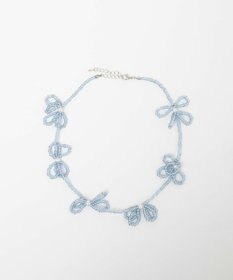 WEGO Lフラワービーズネックレス