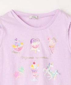 ANY KIDS スイーツ オン・オフショルダー Tシャツ