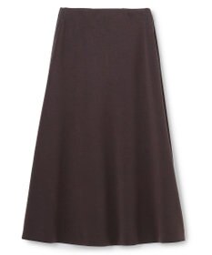 UNFILO L BEAUTY FORM JERSEY ソフト セミフレアスカート