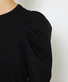 uncrave 【UVケア・接触冷感】ダブルフェイスジャージー ボリュームスリーブ カットソー(長袖)（uncrave STANDARD）