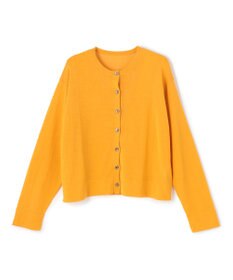 UNFILO L フロスティコットン  クロップド  カーディガン