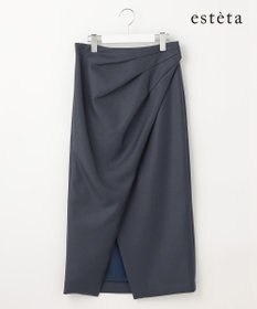 23区 S 【エステータ】ウールシルクダブルクロス スカート