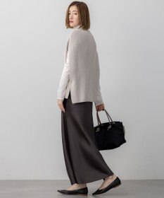 23区 【VERY11月号掲載/洗える】ヴィンテージダブルサテン ナロー スカート