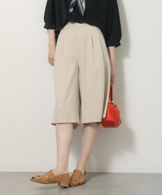 Green Parks イージーケアキュロットパンツ