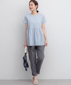 組曲 【WEB限定】ジョーゼットジャージーテーパード パンツ