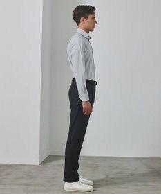 GOTAIRIKU 【保温性/ストレッチ/シワになりにくい】サキソニーストレッチパンツ（１タック）