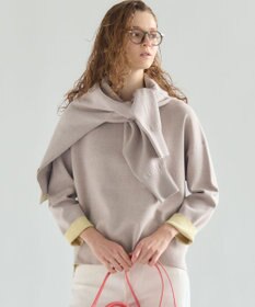 23区 【先行予約】バイカラーダブルフェイス ニット