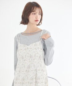 earth music&ecology レイヤード風テレコプルオーバー