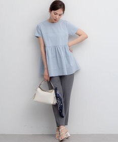 組曲 【WEB限定】ジョーゼットジャージーテーパード パンツ