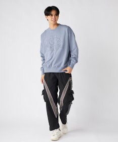 OP／FILA 【Kappa】オーバーサイズ ヘビーウェイトクルースウェット