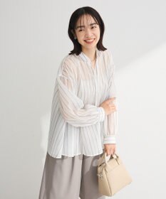 Green Parks フレアラインスキッパーブラウス