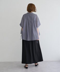 YECCA VECCA サイドスリットドロストシャツ