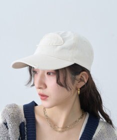 earth music&ecology ダメージロゴキャップ