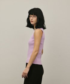 GRACE CONTINENTAL リブニットタンクトップ