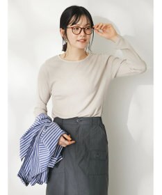 CRAFT STANDARD BOUTIQUE フリルテープリブカットプルオーバー