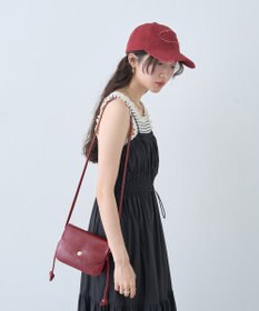 earth music&ecology ダメージロゴキャップ