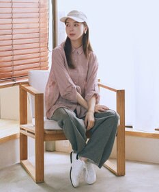 earth music&ecology ダメージロゴキャップ