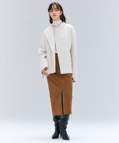 BEIGE， CISCO / フェイクスエードIラインスカート