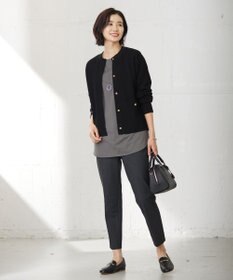 J.PRESS LADIES 【洗える】VIS/PE ROME ニット カーディガン
