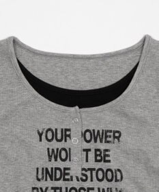 WEGO レイヤードグラフィックT