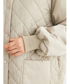 Green Parks 撥水加工　中綿キルトミドル丈コート