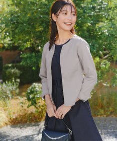 Tiaclasse 【3WAY】リボンブローチ＆ベルト付きフレアワンピース