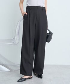 earth music&ecology タックストレートパンツ