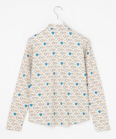 23区GOLF 【WOMEN】【UVカット】エンブレム柄ポロシャツ