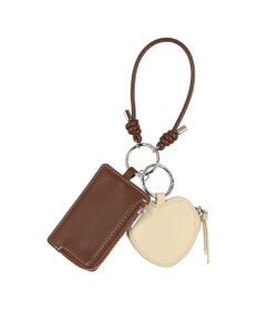 UNBILLION VERYコラボ カシュカシュ cachecache / ストラップ付きハートミニポーチモバイルストラップ