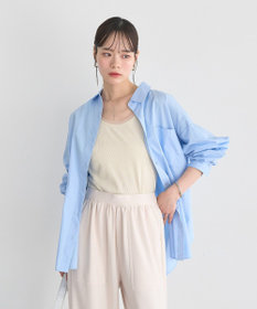 earth music&ecology バックツイストオーバーシャツ