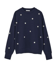 Green Parks ・ｓｗｉｎｇ　ｂｙ　デイジー刺繍スウェット
