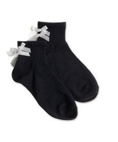 WEGO Wリボンアンクルソックス