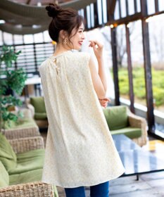 Tiaclasse 【洗える】体型カバーも叶うAラインギャザーチュニック