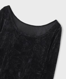 GRACE CONTINENTAL クラッシュベロアカットトップ