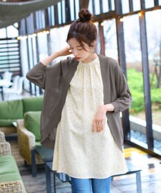 Tiaclasse 【洗える】体型カバーも叶うAラインギャザーチュニック