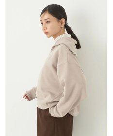 earth music&ecology ハーフＺＩＰ裏起毛プルオーバー