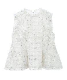 Green Parks ツイードペプラムベスト