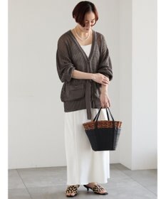 Te chichi メッシュミドルカーディガン