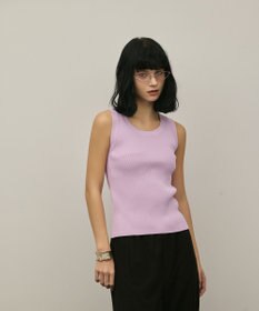 GRACE CONTINENTAL リブニットタンクトップ