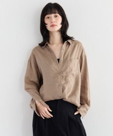 YECCA VECCA 3wayフレンチリネンシャツ