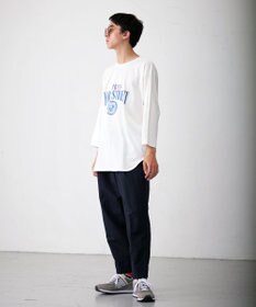 J.PRESS YORK STREET 【UNISEX】センターアーチロゴTシャツ