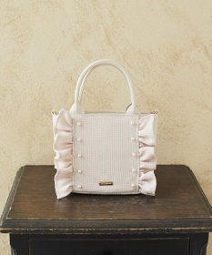 Maison de FLEUR 2WayフリルトートSバッグ