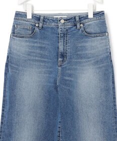 ICB 【WEB限定】【ICB×tamachan_style コラボ】スタイルアップ ワイドデニム