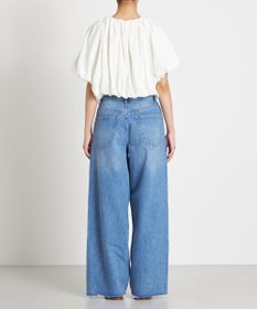 NAVE 【Nave 　洗える・接触冷感】クロップドジャージーブラウス